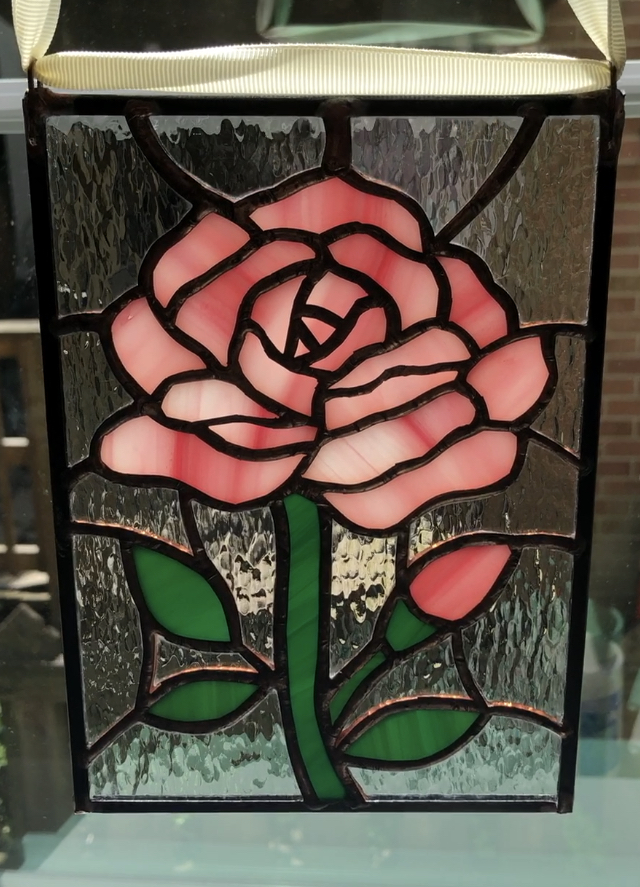 Stained Glass Rose